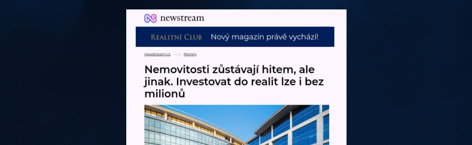 Růst cen bytů mění investiční uvažování Čechů.  Do komerčních realit lze investovat už od stovek korun